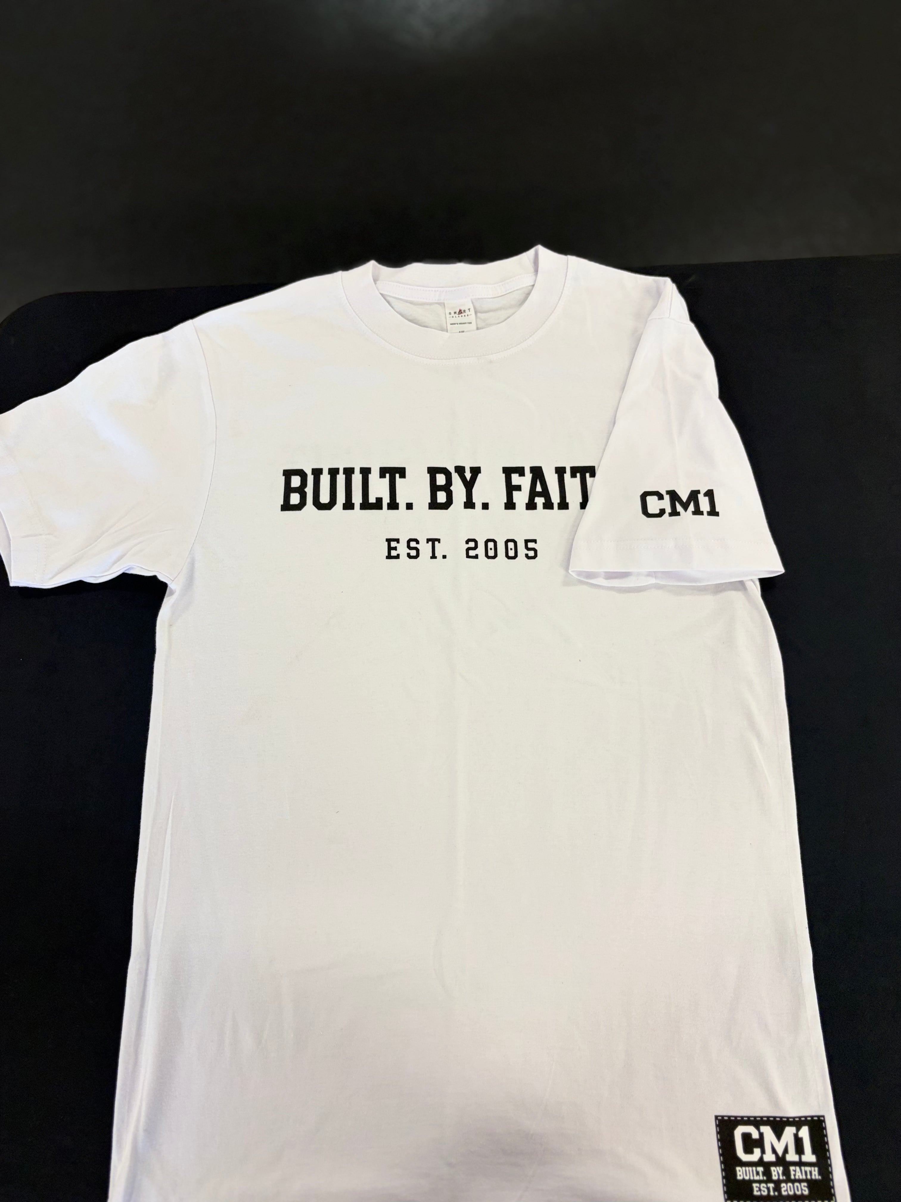 CM1 Built By Faith Tee