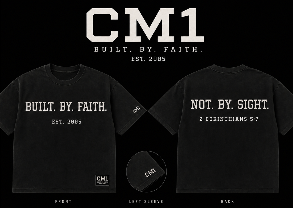 CM1 Built By Faith Tee