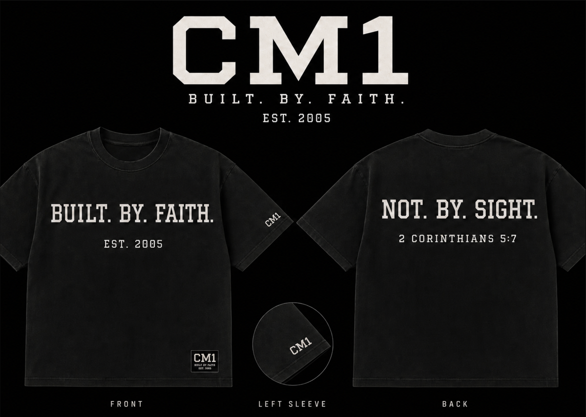 CM1 Built By Faith Tee