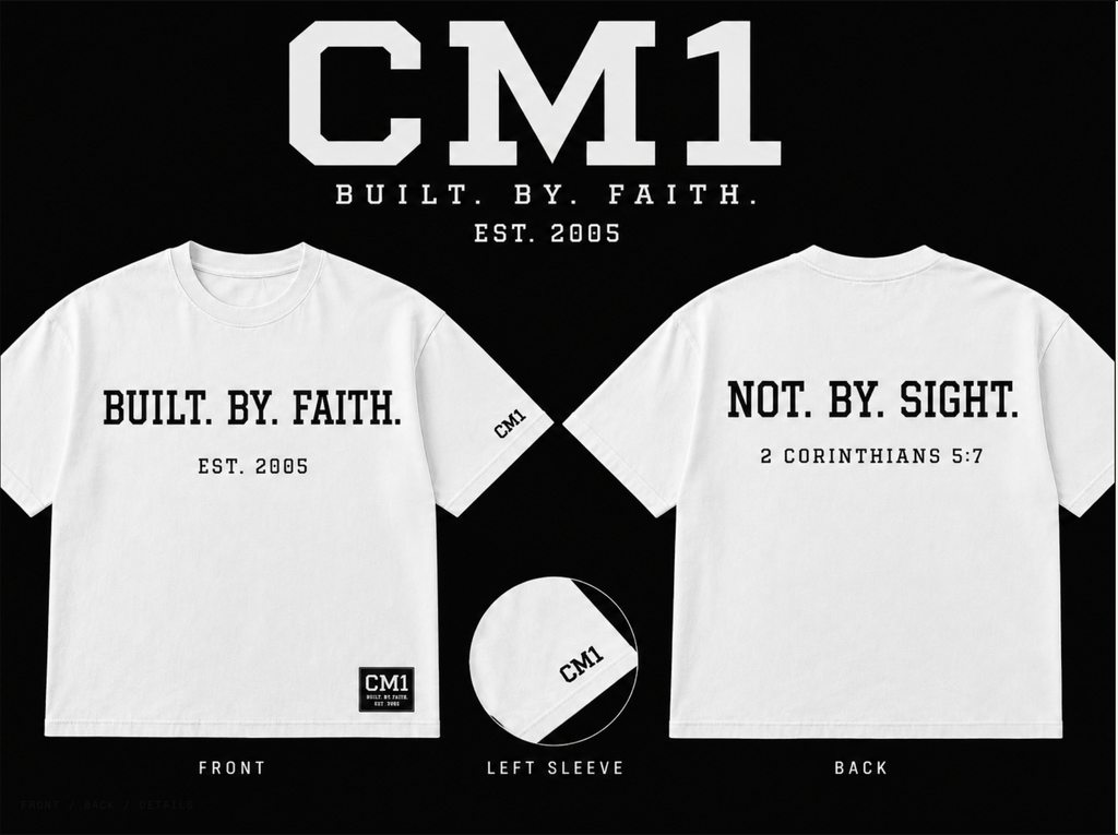 CM1 Built By Faith Tee