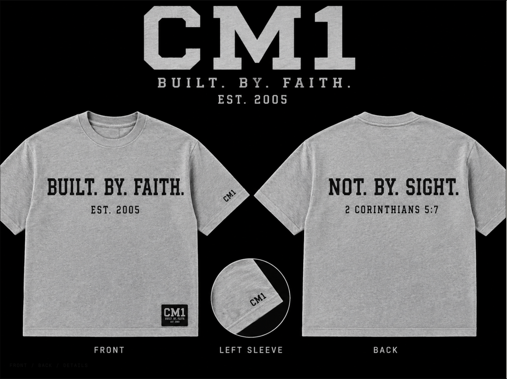 CM1 Built By Faith Tee